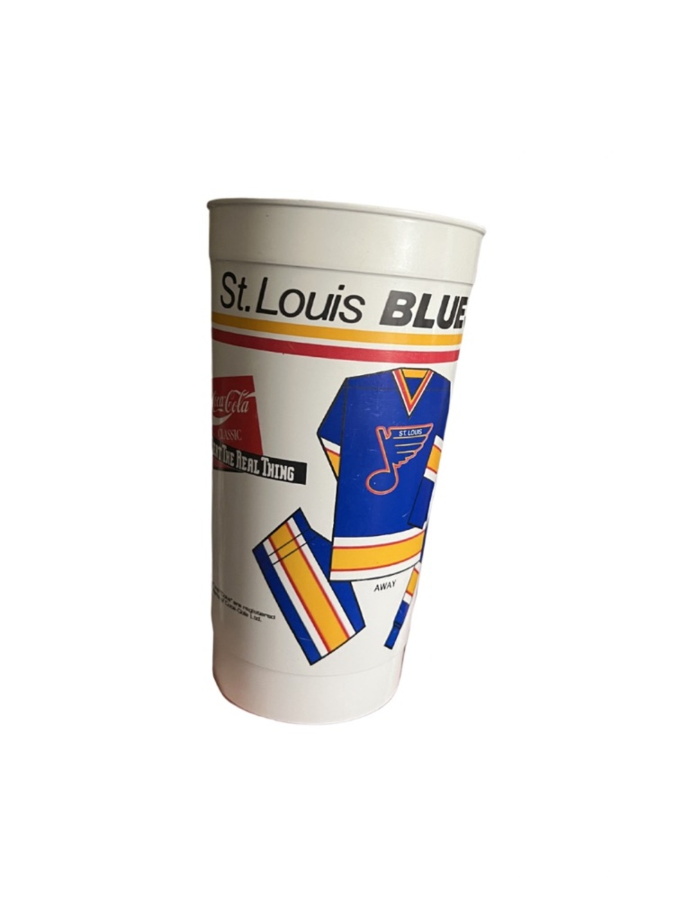 Vintage 1980s St. Louis Blues NHL Souvenir Beverage Cup
